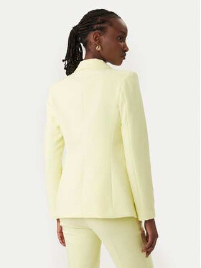 Rinascimento Marynarka CFC0128640003 Żółty Regular Fit