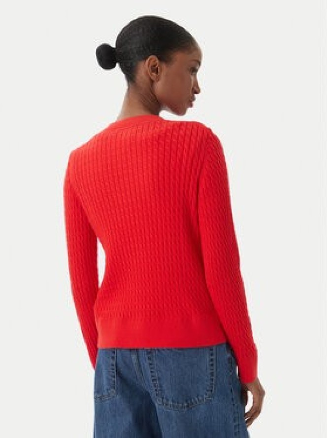 Tommy Hilfiger Kardigan WW0WW43329 Czerwony Regular Fit