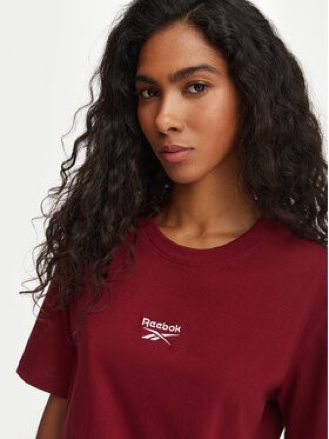 Reebok T-Shirt Gisela RK25709CCW Bordowy Regular Fit