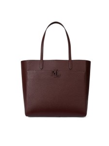 LAUREN RALPH LAUREN Torebka Large Cameryn 431960183010 Bordowy