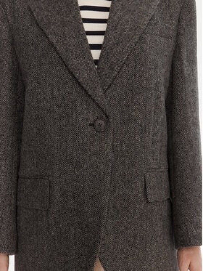 Weekend Max Mara Marynarka Tronto 2525046042 Szary Regular Fit