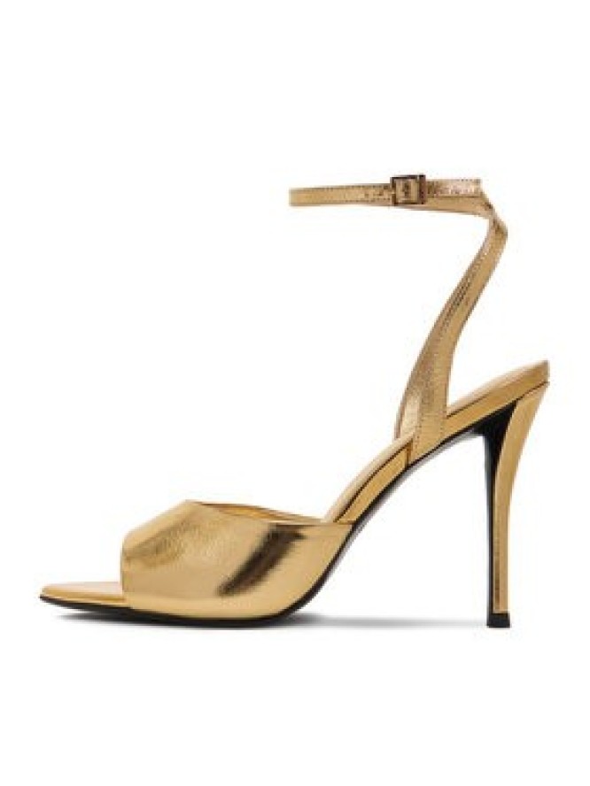 Eva Minge Sandały EO-FLORA-LT1605-6 Złoty