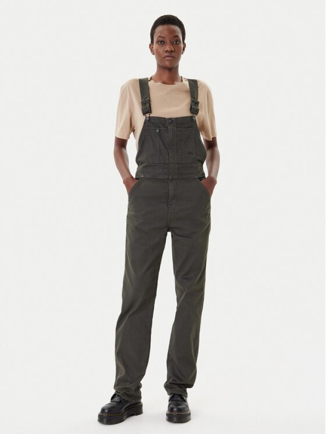 G-Star Raw Ogrodniczki D26920-C106 Szary Slim Fit