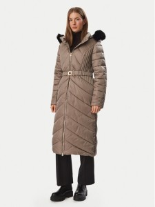 EA7 Emporio Armani Kurtka zimowa 7W001501 AF25639 U6100 Brązowy jasny Regular Fit