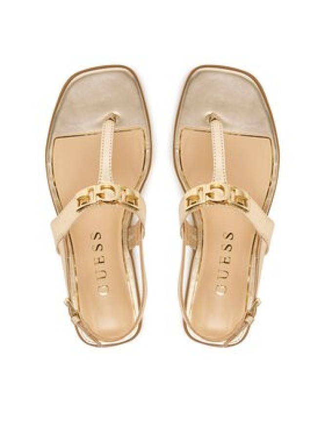Guess Sandały FLJRMY LEM03 Złoty