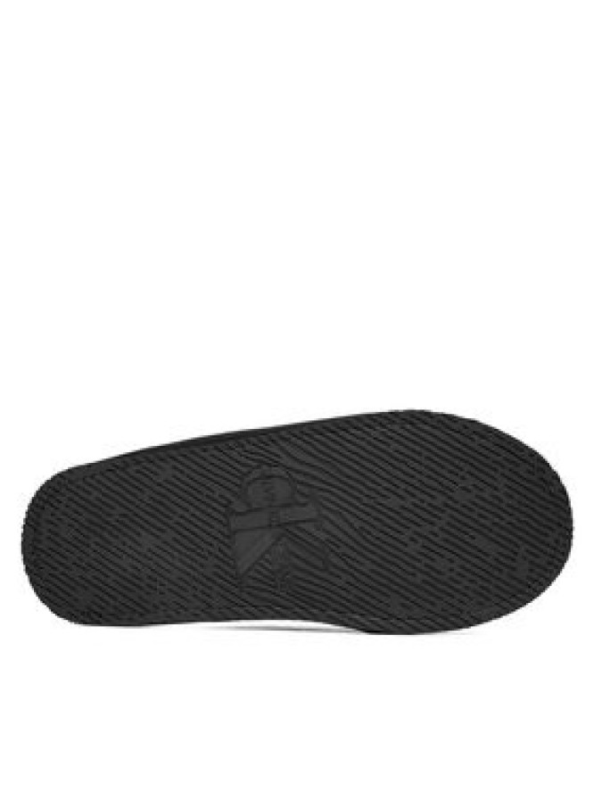 Calvin Klein Jeans Kapcie Slipper Satin Moire YW0YW02053 Czarny
