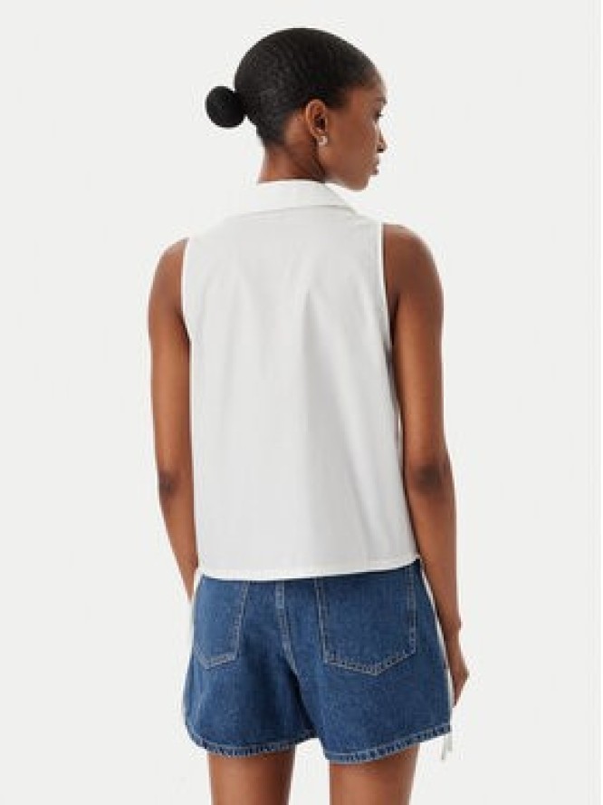 Karl Lagerfeld Jeans Kamizelka B2W11020 Biały Regular Fit