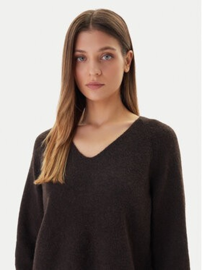 Vero Moda Sweter Aquarius 10331898 Brązowy Regular Fit