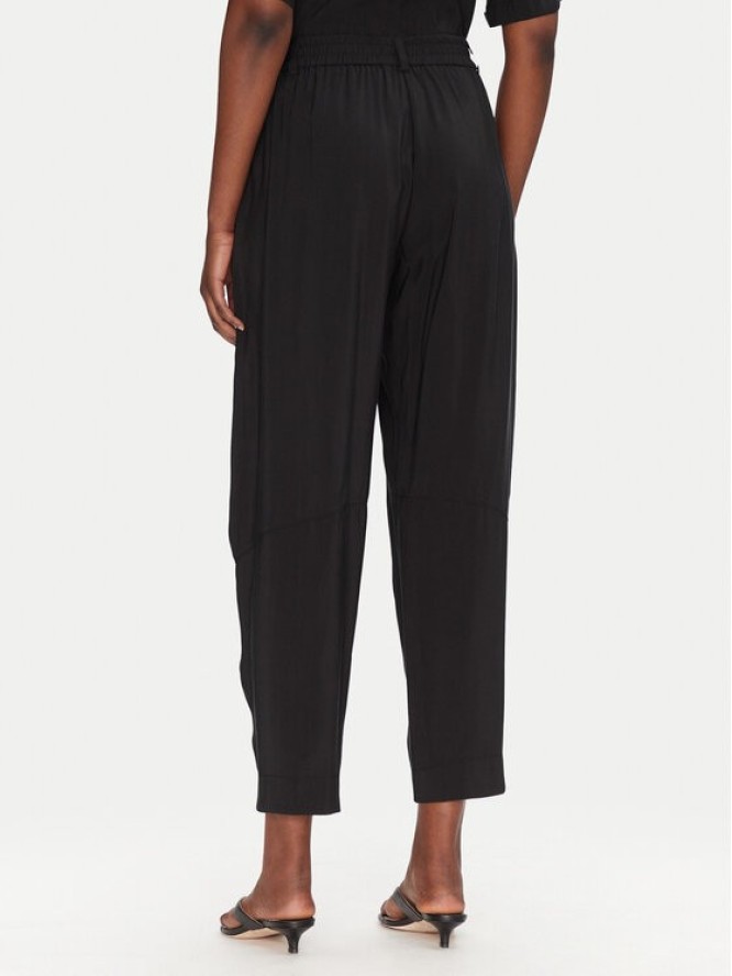 ACCESS FASHION Spodnie materiałowe 53-5112-405 Czarny Regular Fit