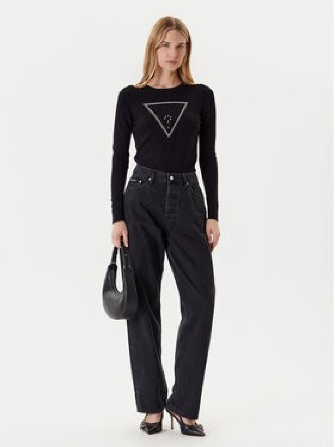 Guess Sweter W5YR23 Z2NQ2 Czarny Regular Fit