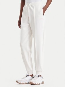 Guess Spodnie dresowe V6BB17 K6344 Kremowy Regular Fit