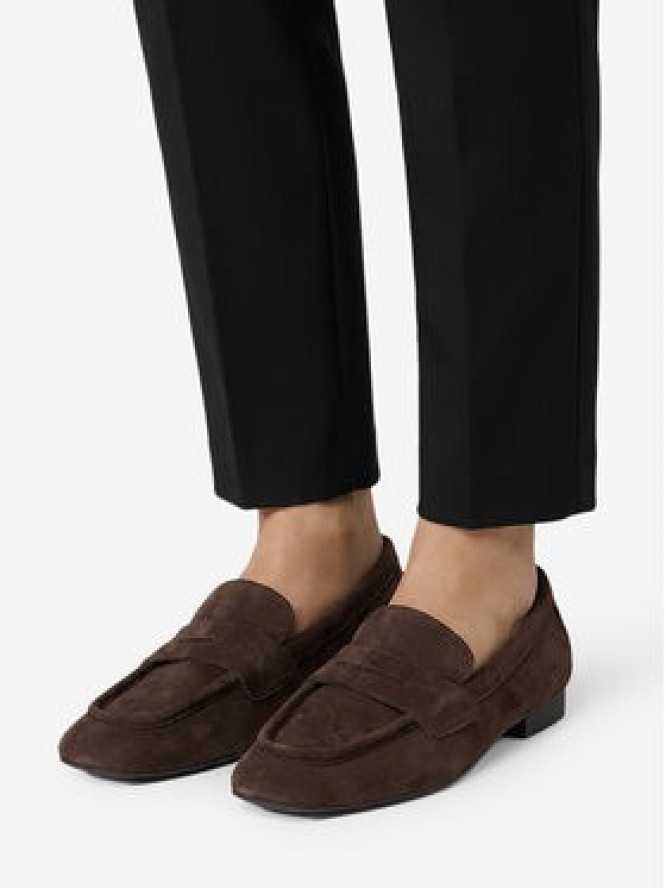 GINO ROSSI Lordsy C-28006LM Brązowy