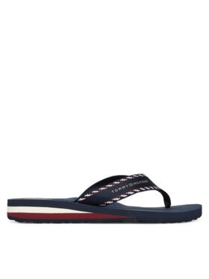 Tommy Hilfiger Japonki Webbing Beach Sandal FW0FW09038 Granatowy