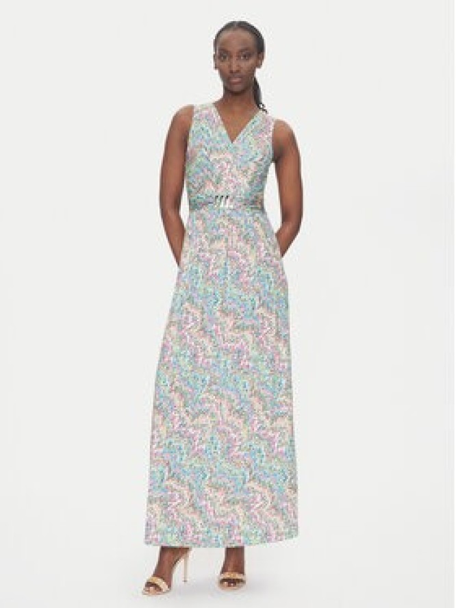 Morgan Sukienka letnia 251-RPOPPA Kolorowy Regular Fit