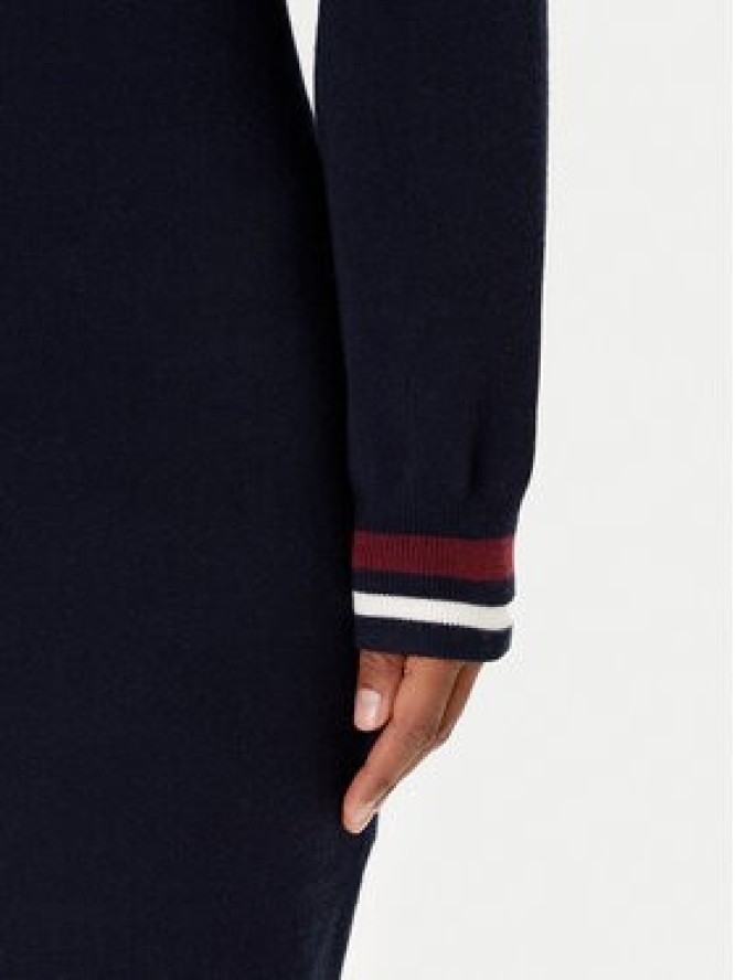 Guess Sukienka dzianinowa V5BK01 Z1152 Granatowy Regular Fit