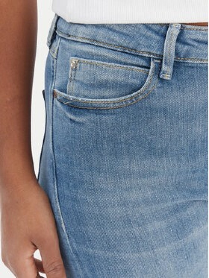 Guess Jeansy W6RA46 D6882 Niebieski Skin Fit