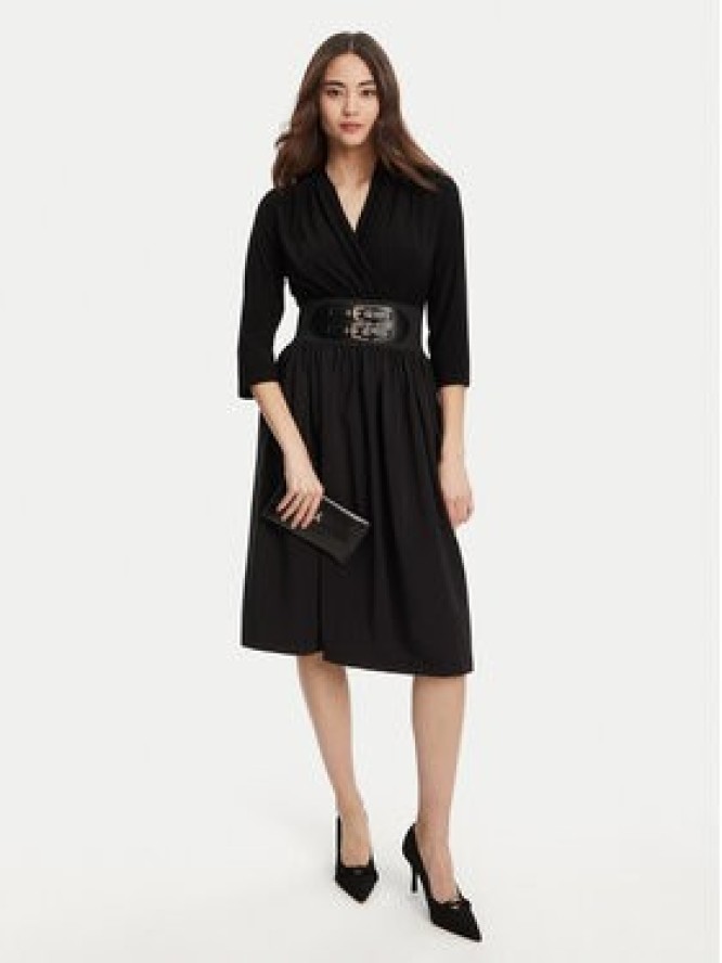 Joseph Ribkoff Sukienka koktajlowa 253185 Czarny Regular Fit
