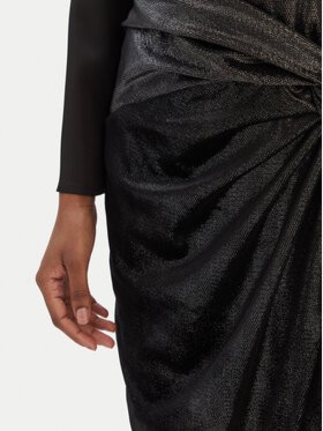 Rinascimento Spódnica midi CFC0126525003 Czarny Slim Fit