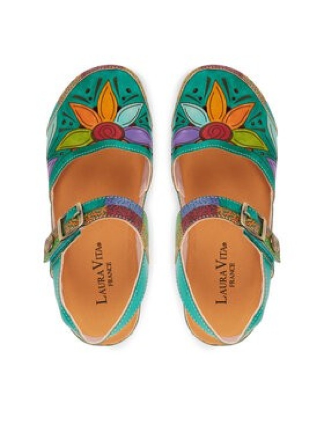 Laura Vita Sandały Facscineo 02 Zielony