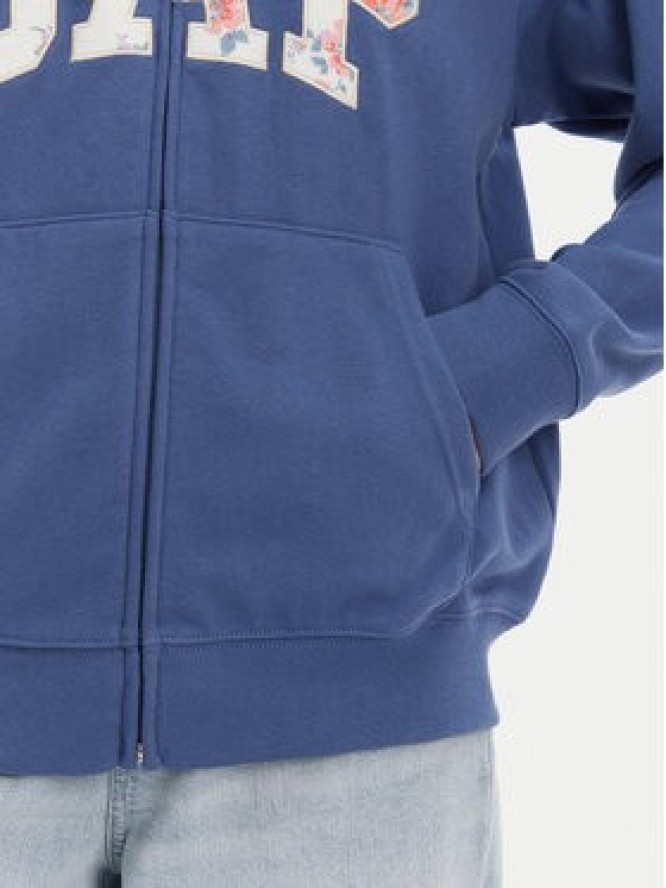 Gap Bluza 727433-06 Niebieski Relaxed Fit