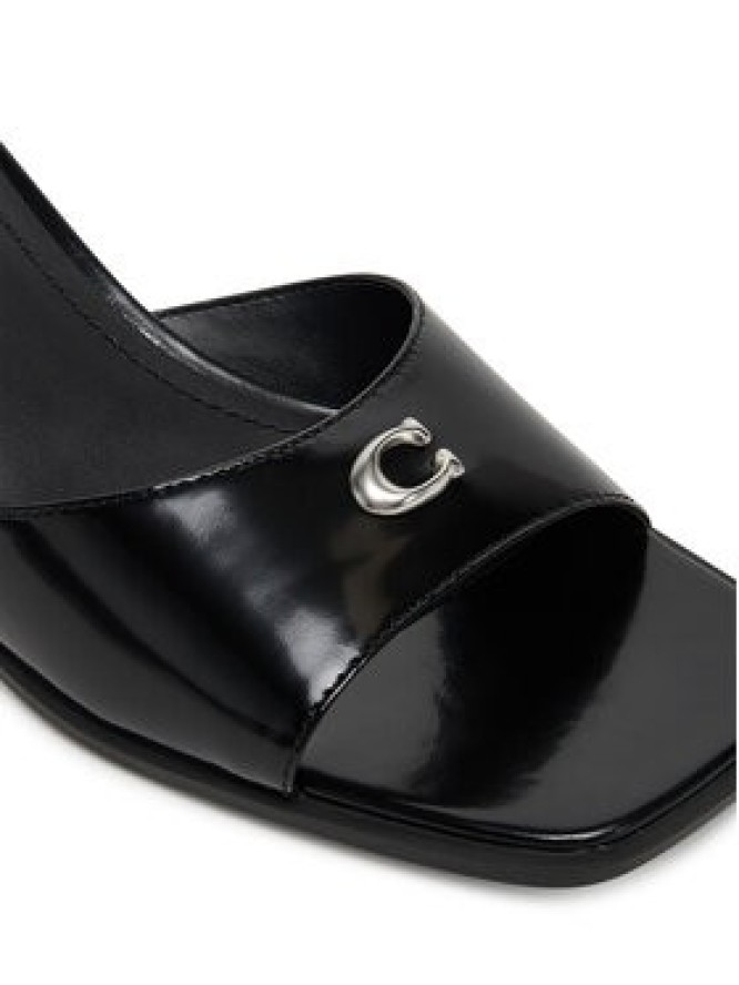 Coach Klapki Sculpted C CBO42 Czarny