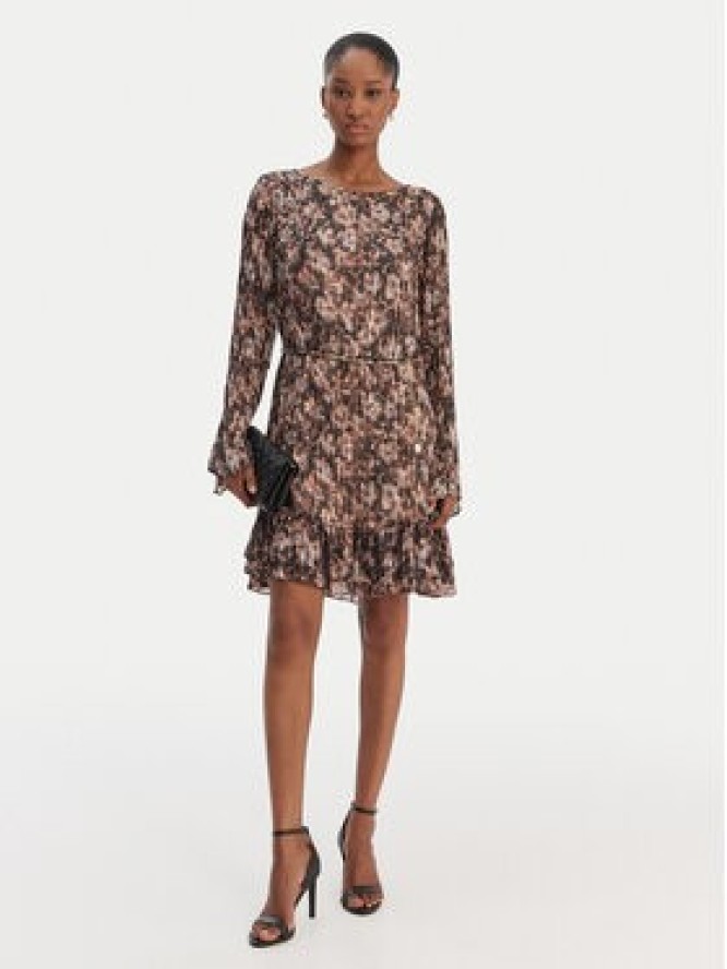 Guess Sukienka codzienna W6RK37 WJ712 Brązowy Regular Fit