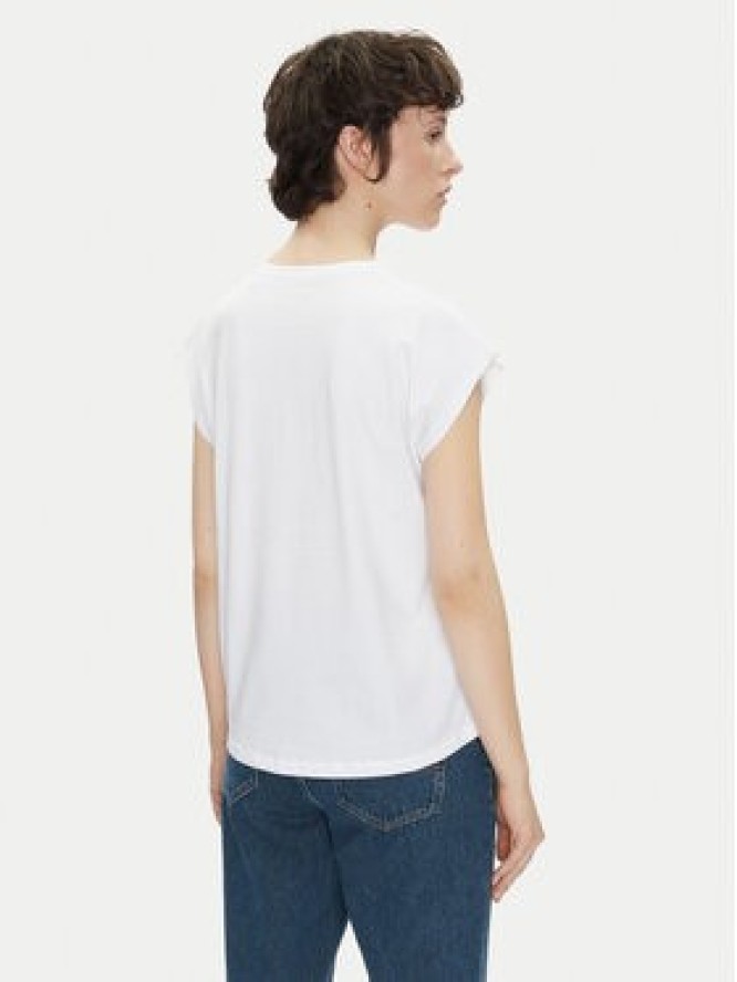Pepe Jeans T-Shirt Blooma PL506030 Biały Regular Fit