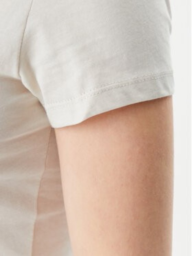 Tommy Jeans T-Shirt DW0DW20458 Beżowy Slim Fit