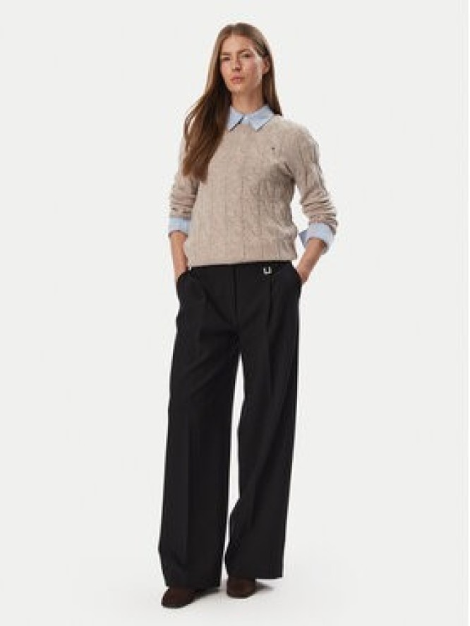 Tommy Hilfiger Sweter WW0WW43586 Beżowy Regular Fit