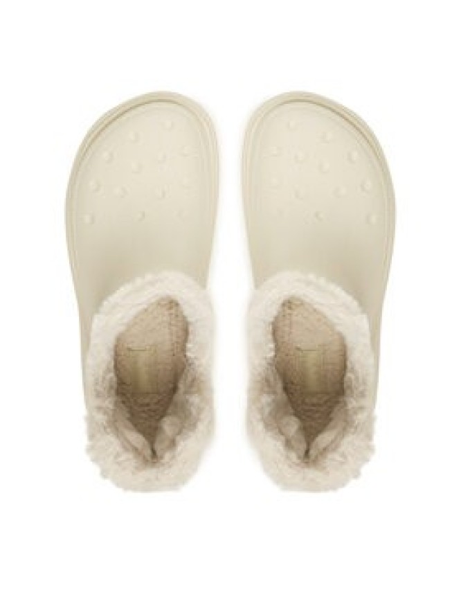 Crocs Śniegowce Stomp Lined Shorty Boot 210673 Écru
