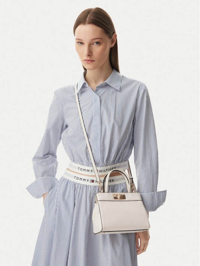 Tommy Hilfiger Torebka Th Modern Mini Satchel AW0AW18726 Biały