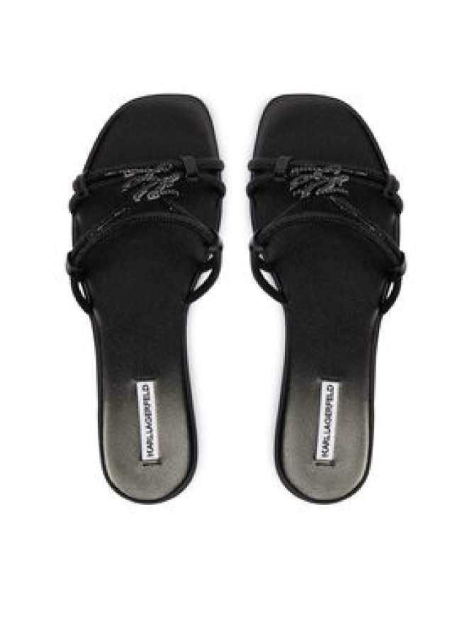 KARL LAGERFELD Klapki Olympia II KL87406 Czarny