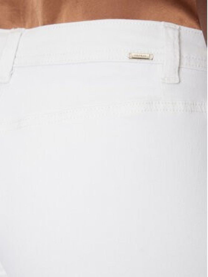 Morgan Szorty jeansowe 241-SHIVAL1 Biały Slim Fit