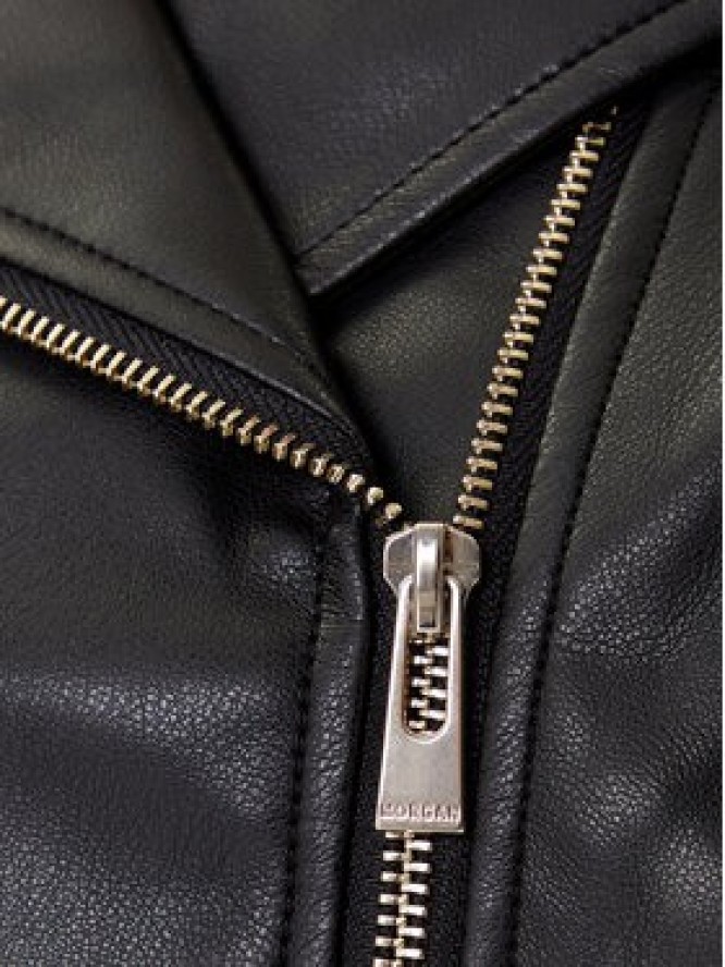 Morgan Kurtka z imitacji skóry 242-GZOOM Czarny Regular Fit