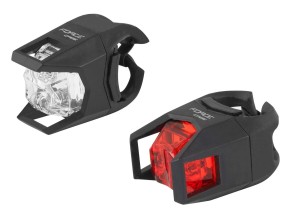 Zestaw lampek rowerowych Led Force Cage przód + tył