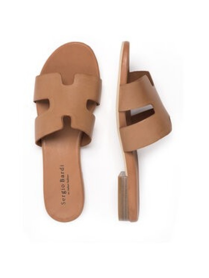 Sergio Bardi Klapki WB05-B1037-01SB Brązowy