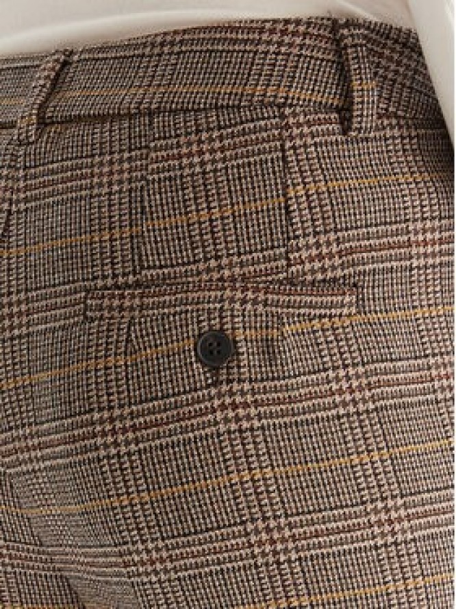 Weekend Max Mara Spodnie materiałowe Baco 2525136042 Brązowy Regular Fit