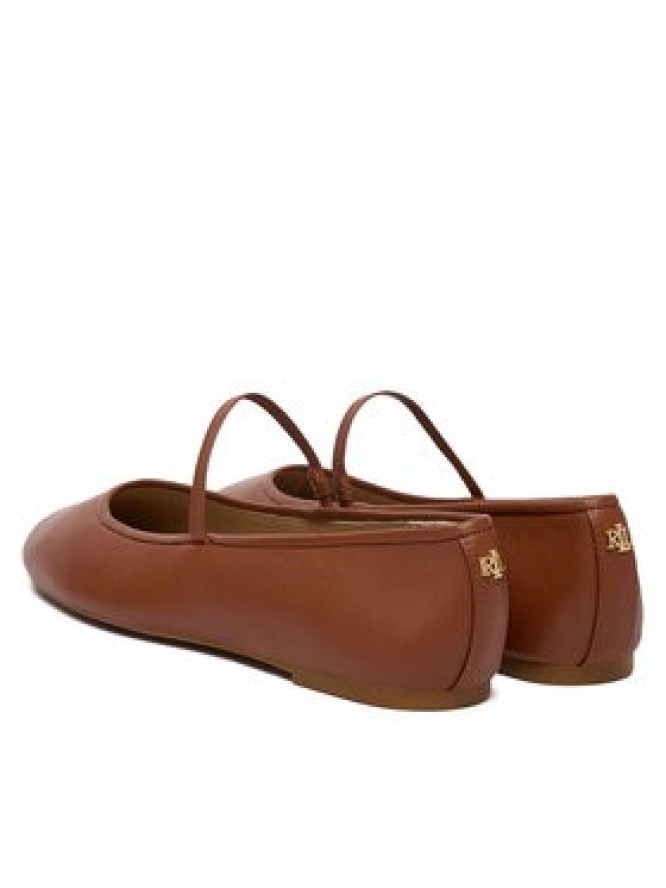 LAUREN RALPH LAUREN Baleriny 802977874002 Brązowy