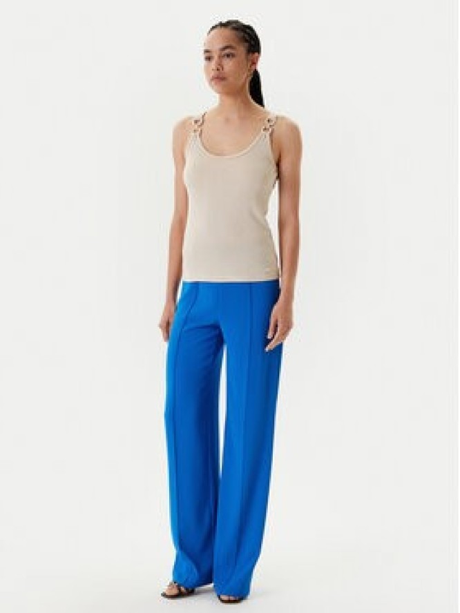 Morgan Spodnie materiałowe 241-PBARY Niebieski Straight Fit