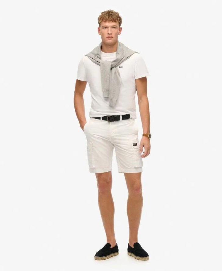 superdry Parachute Light Shorts — lekki ripstop, militarny styl