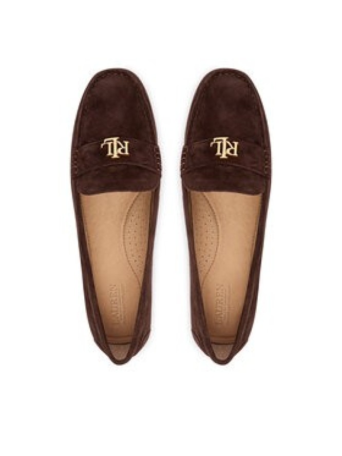 LAUREN RALPH LAUREN Mokasyny Barnsbury 802821629038 Brązowy