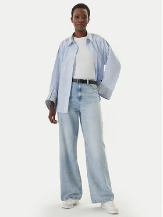 Tommy Jeans Jeansy Claire DW0DW22659 Niebieski Wide Leg