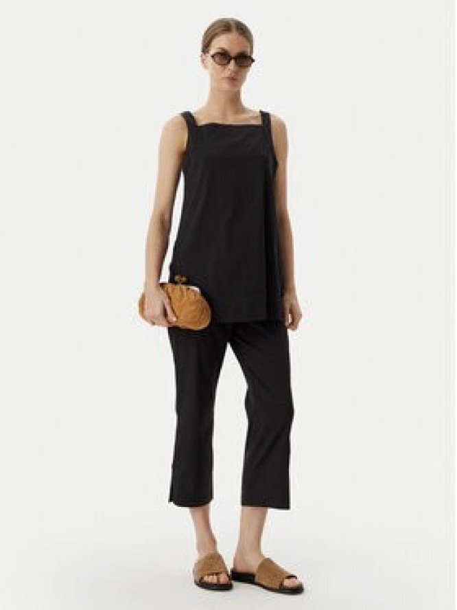 Max Mara Beachwear Top 2616161019650 Czarny Regular Fit
