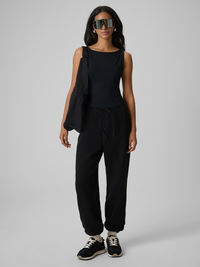 4F Top slim z modalem damski - czarny M