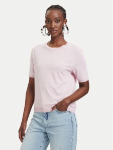 Patrizia Pepe T-Shirt 2M4542/J419-M564 Różowy jasny Regular Fit