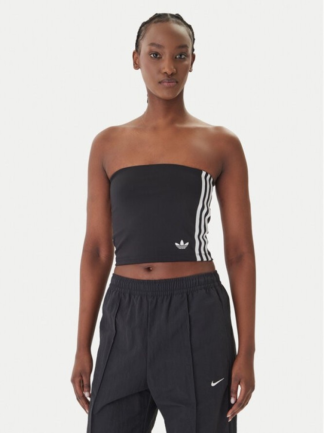 adidas Top 3-Stripes KD2893 Czarny Slim Fit