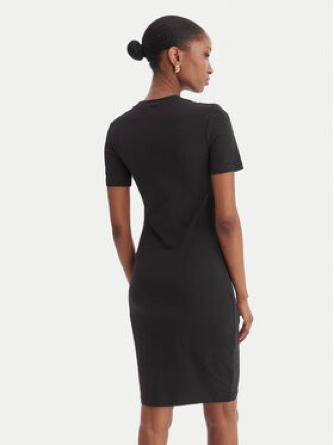 Versace Jeans Couture Sukienka codzienna 80HAOT02 CJ03T Czarny Slim Fit