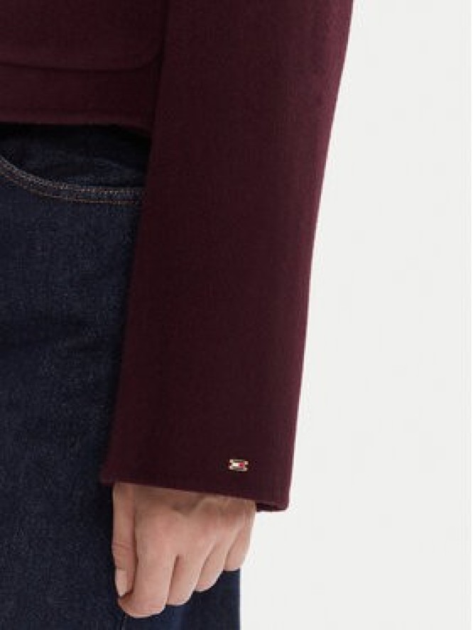 Tommy Hilfiger Kurtka przejściowa WW0WW47446 Bordowy Regular Fit