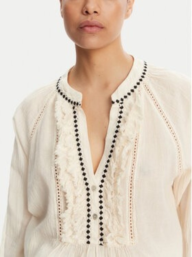 Devotion TWINS Bluzka Apology 025.002G Écru Loose Fit