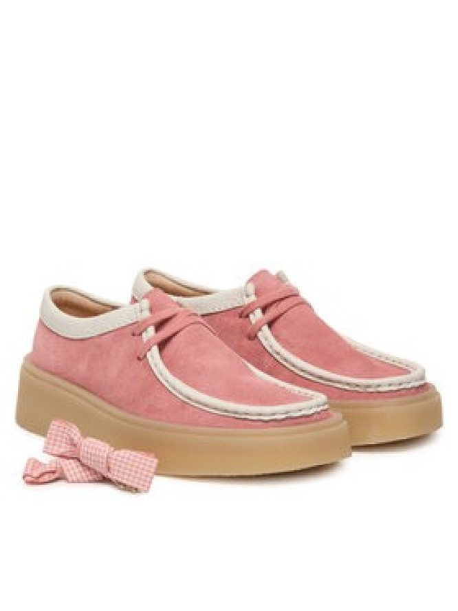 Clarks Półbuty Torview W 26186675 Różowy